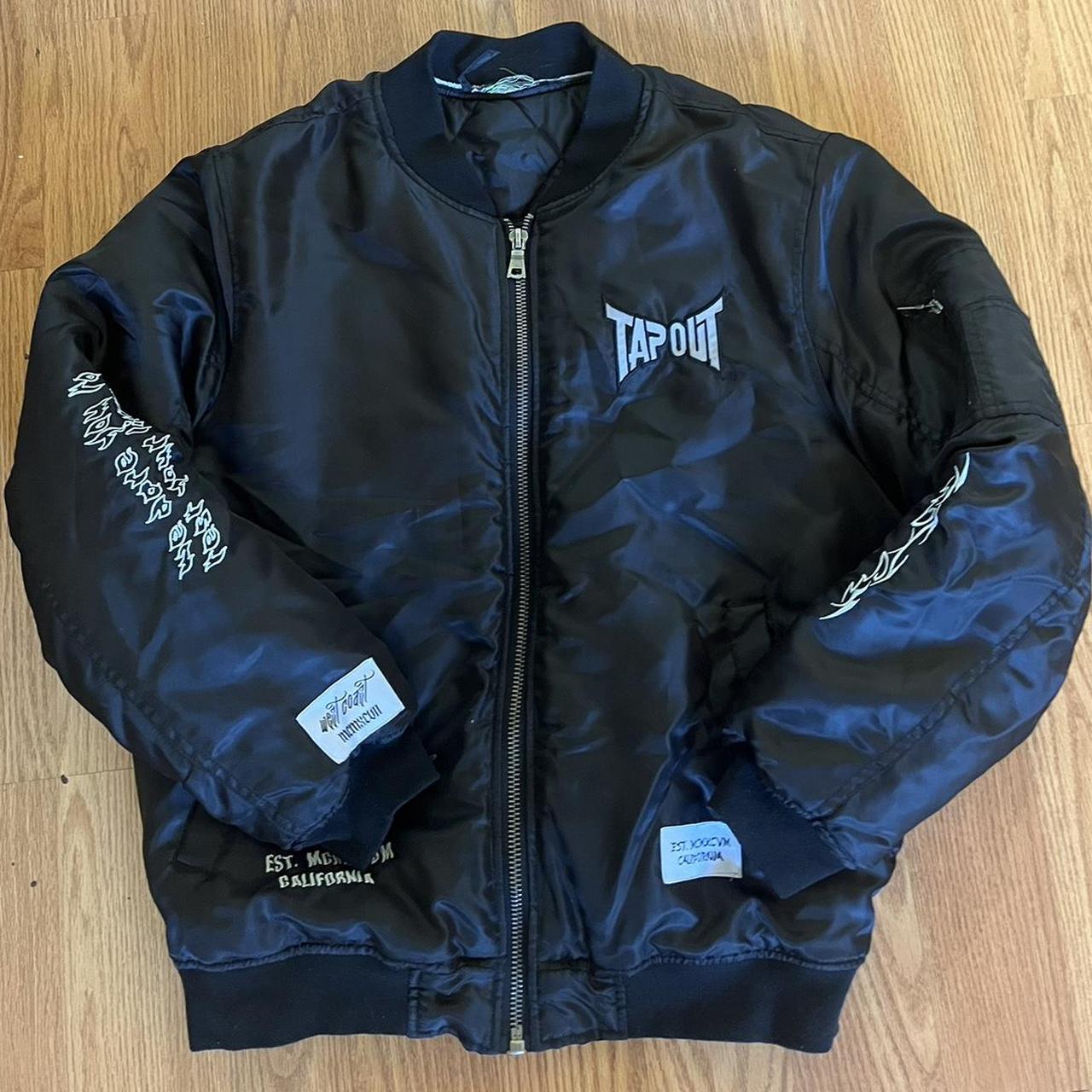 Tapout bomber jacket (Heavy weight) embroidered... - Depop