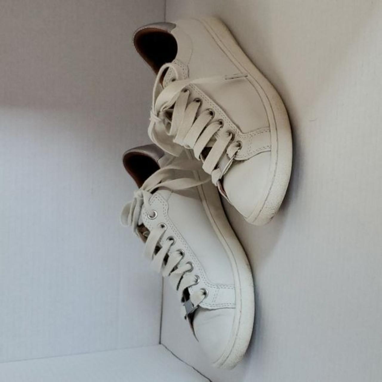 Ugg white best sale leather trainers