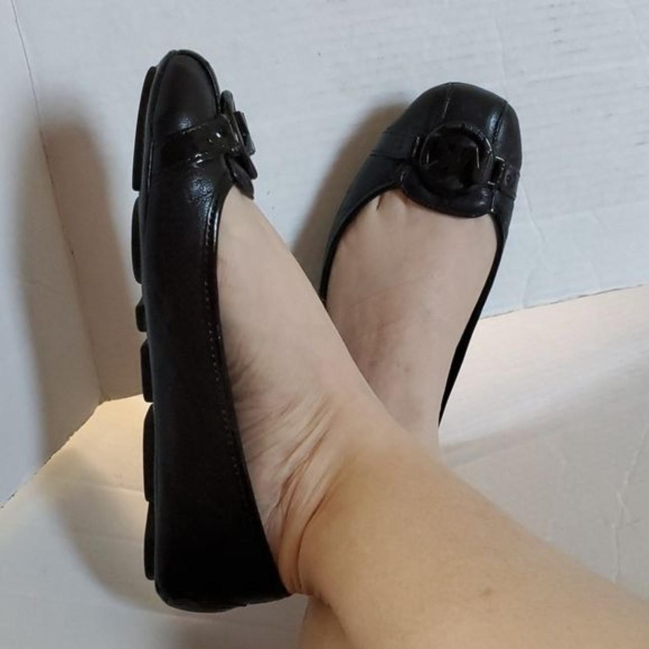 Michael kors womens black on sale flats