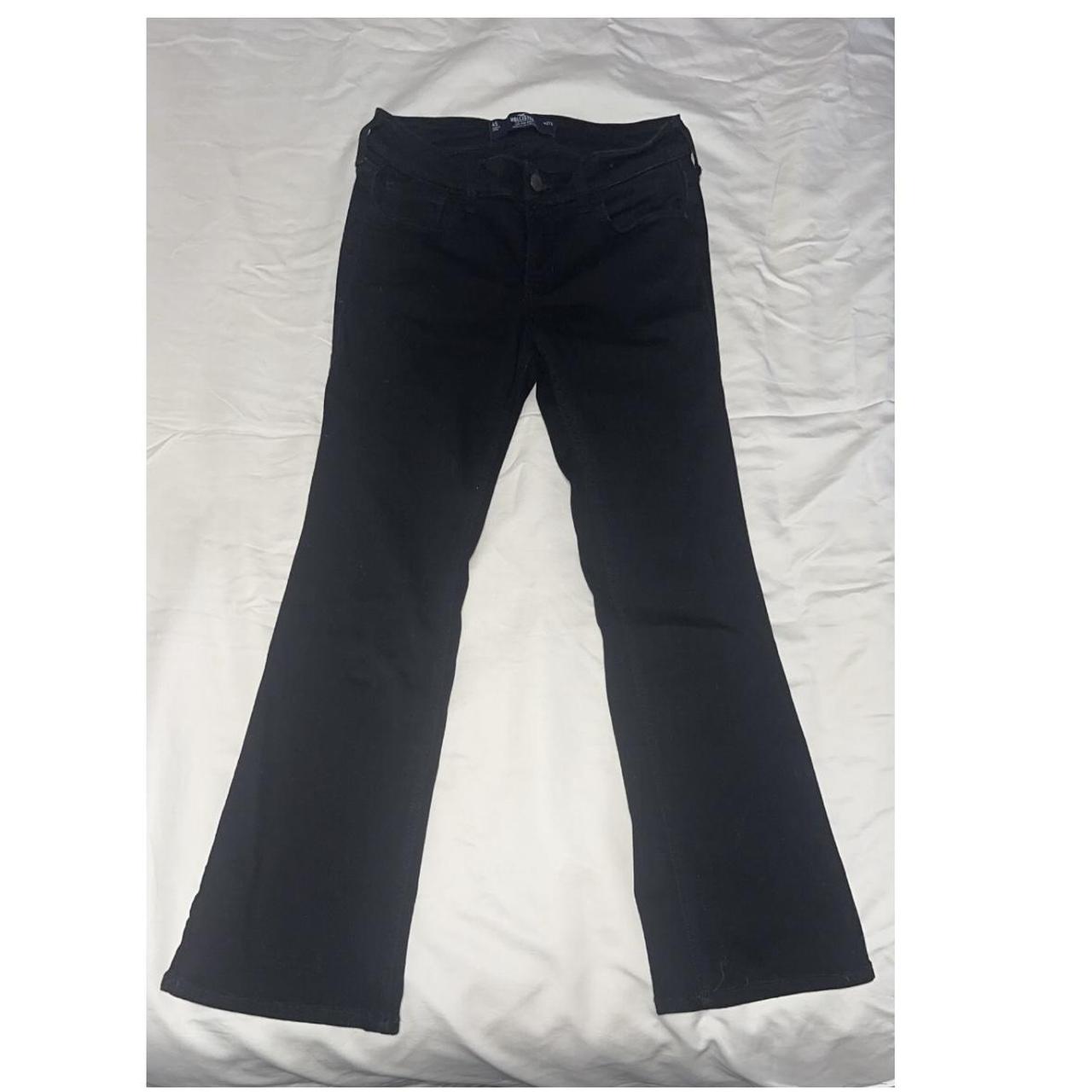 Black bootcut jeans hollister hotsell