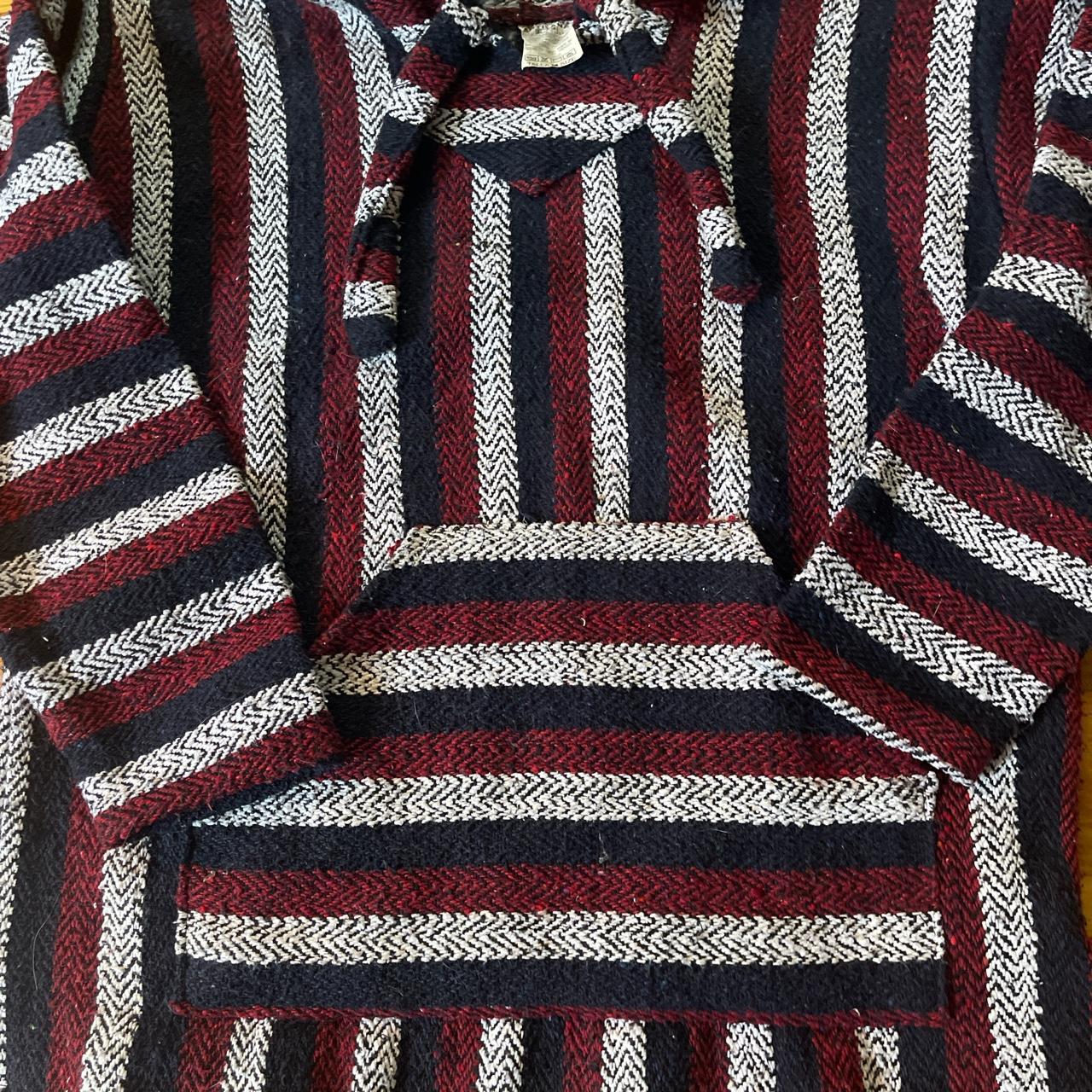 Authentic Mexican Baja Hoodie aka Drug Rug. In Depop