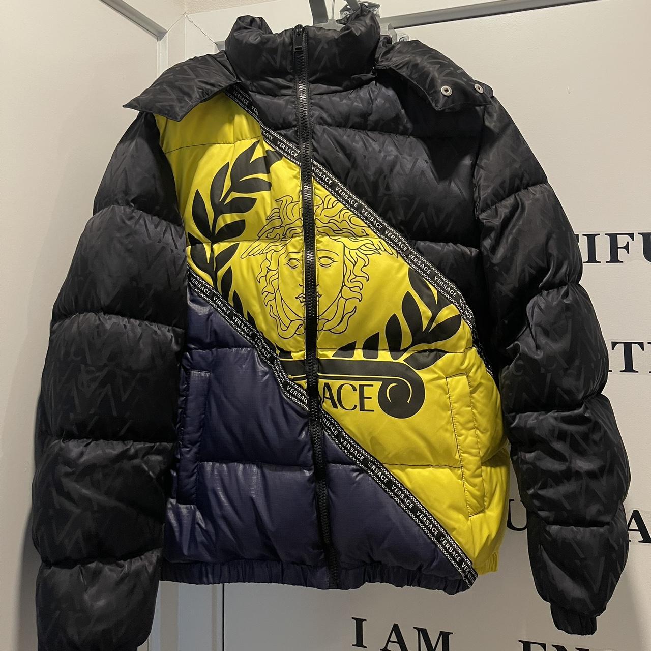 Original VERSACE puffer jacket . Very warm. Worn once - Depop