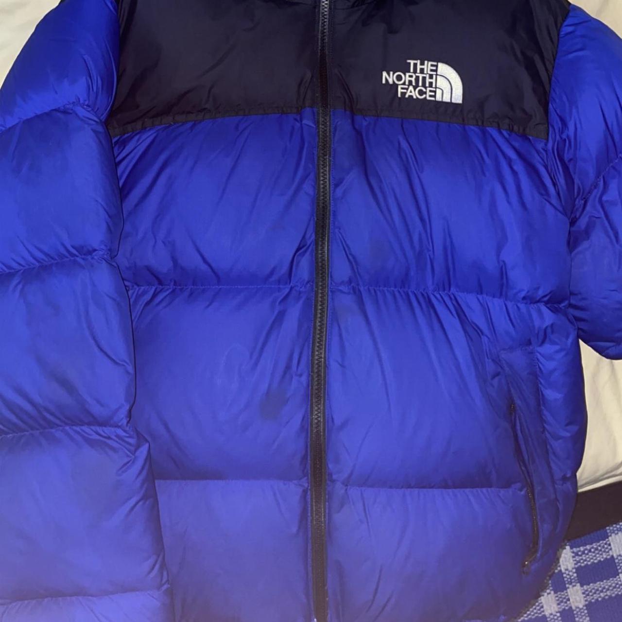 The North Face Men's Blue and Black Jacket | Depop