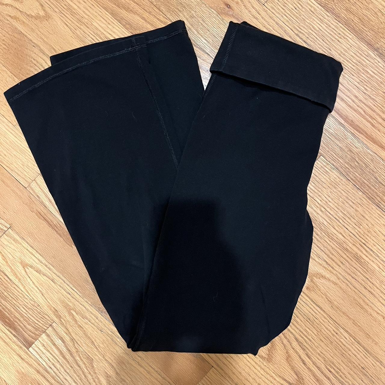 Walmart Women's Black Leggings Depop
