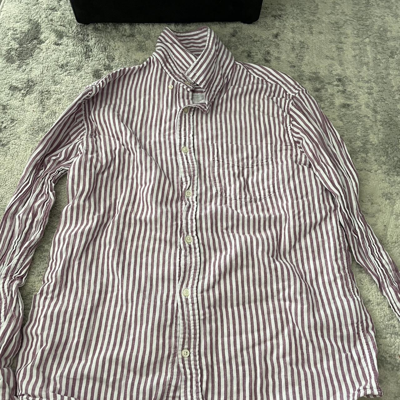 banana republic button up shirt size large it’s... Depop