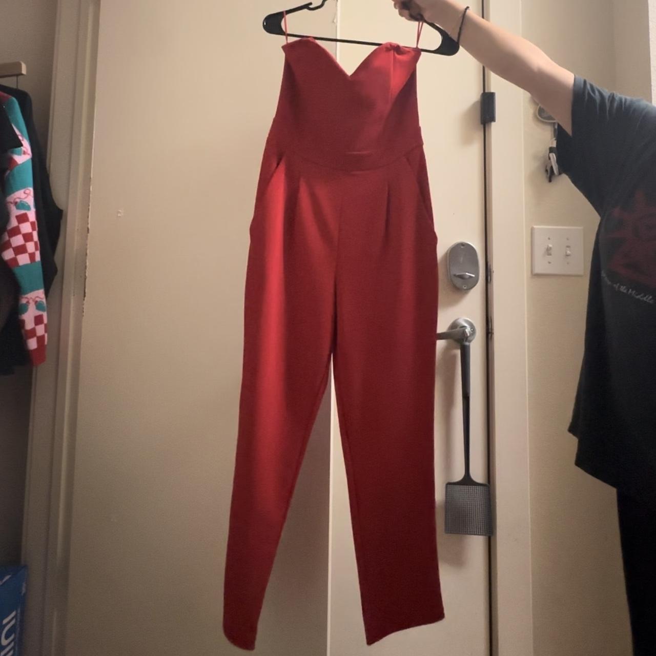 Express best sale jumpsuit red