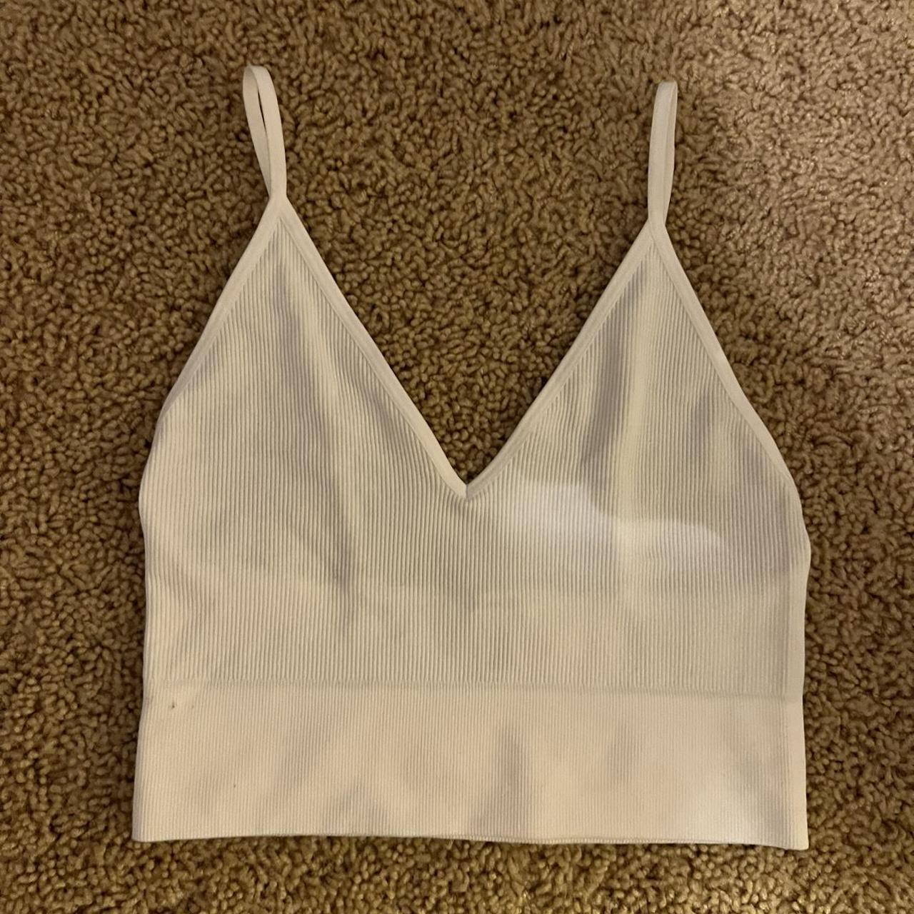 Tillys Women's White Crop-top | Depop