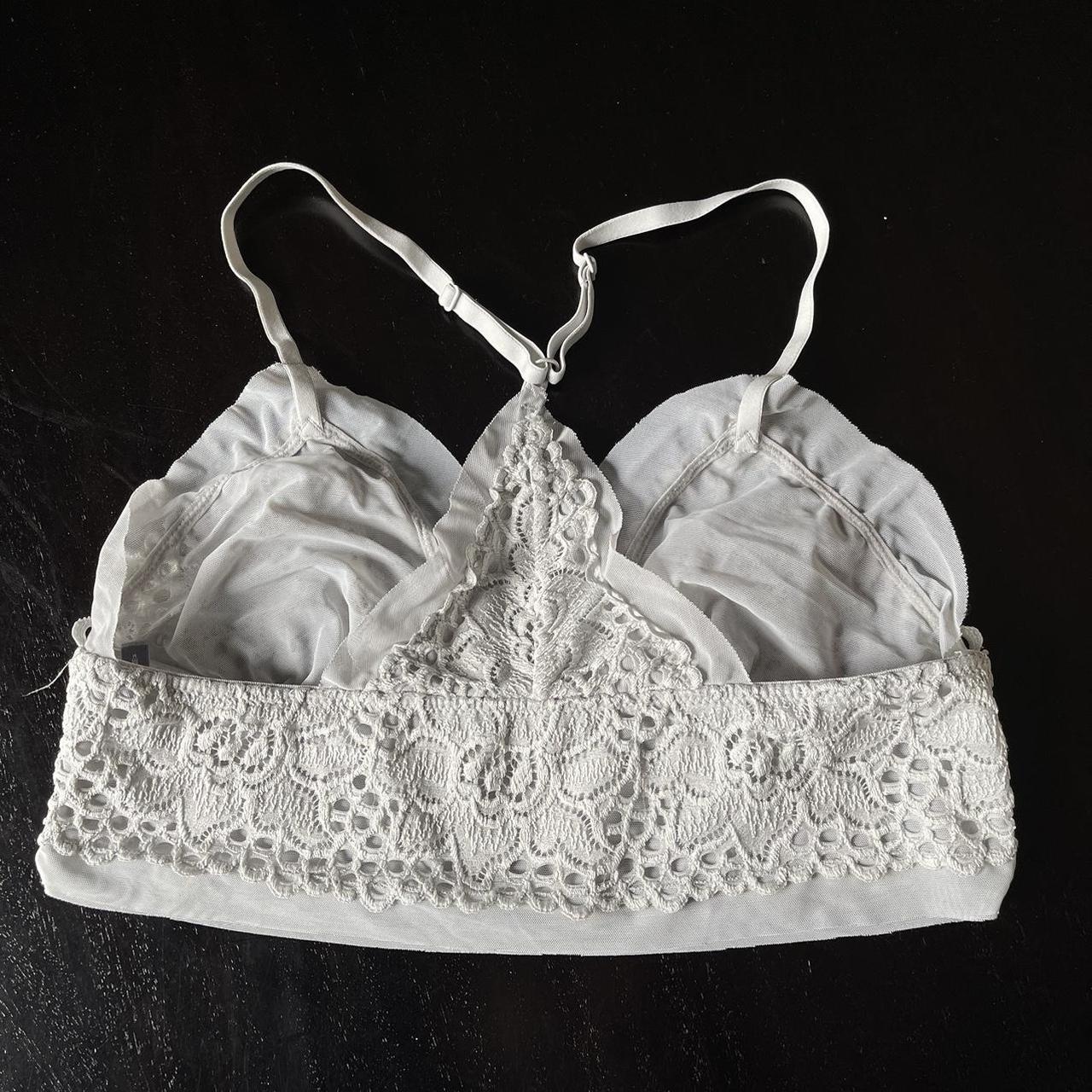 Aerie lace bralette in cream! - work once, great - Depop