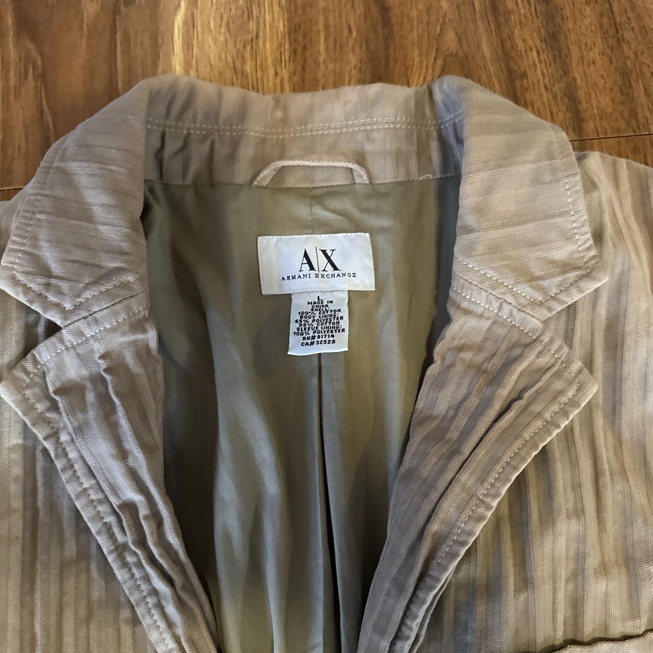 Armani Exchange Men's Tan Jacket | Depop