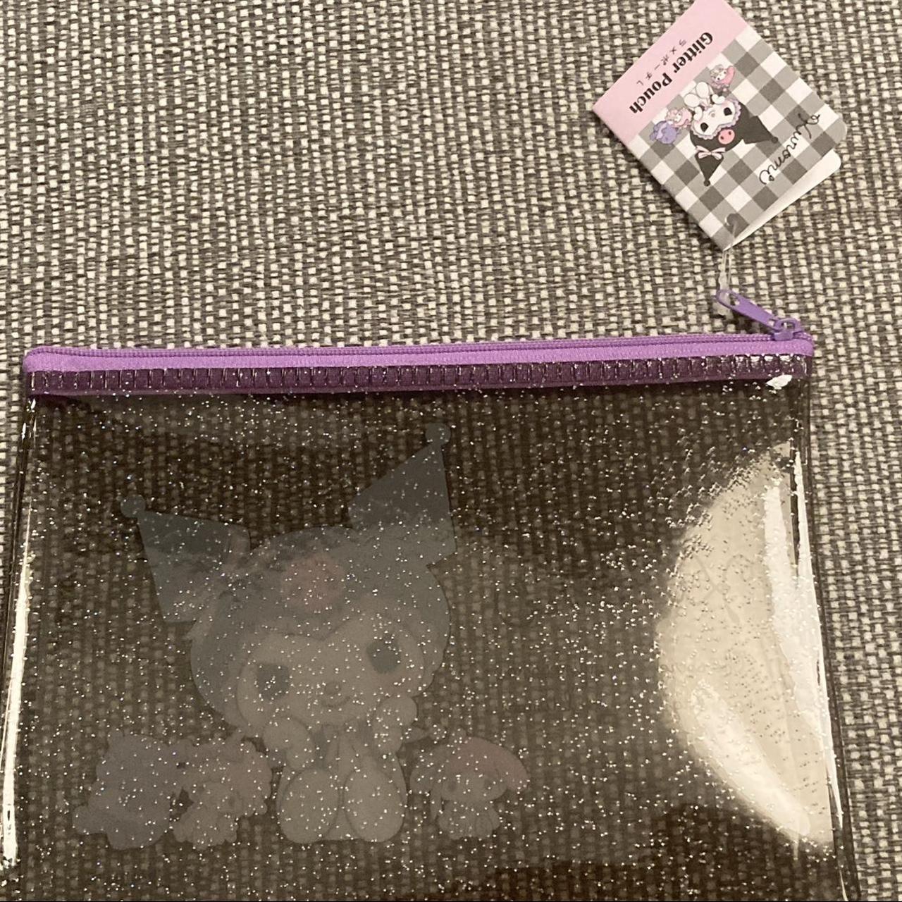 Kuromi Sanrio Pastel Purple Star Pouch, Pencil case - Depop