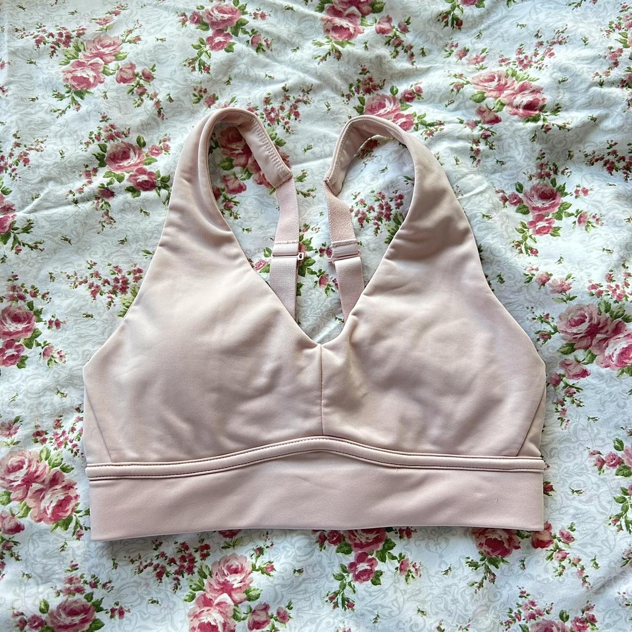 super cute baby pink sports bra!! new without tags ☆... - Depop