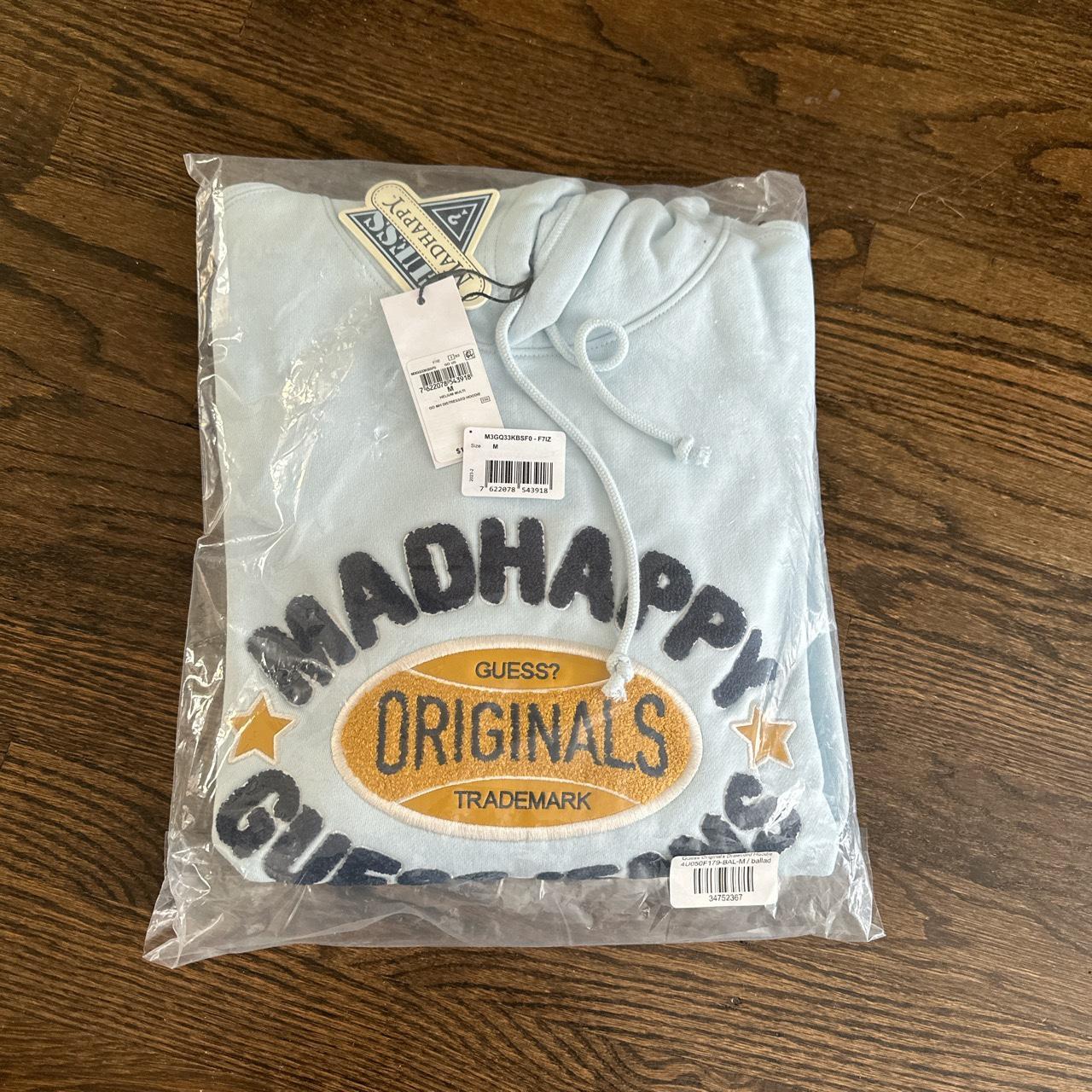 Madhappy And Guess Hoodie Size Medium Brand New With Depop