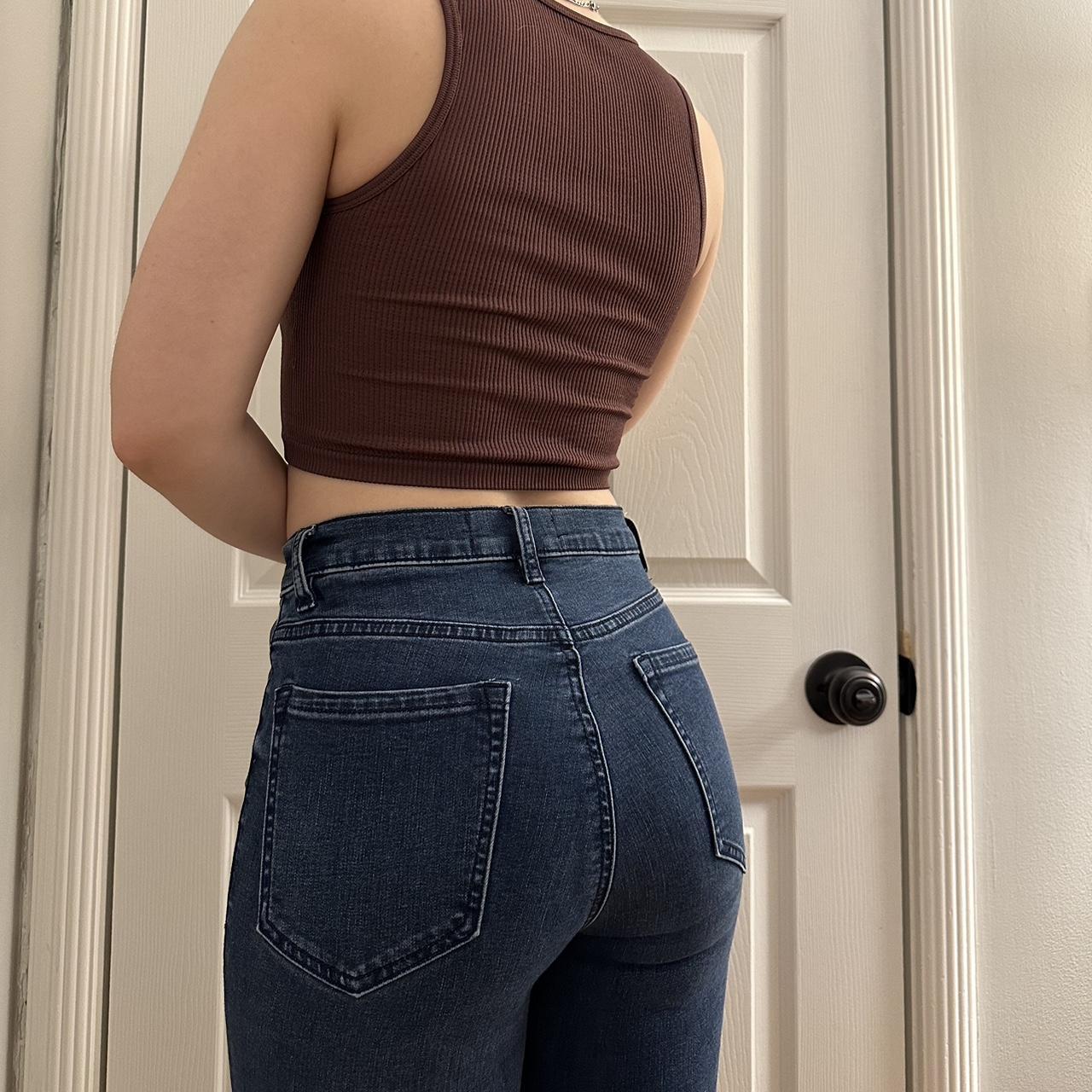 High waisted jeans store garage