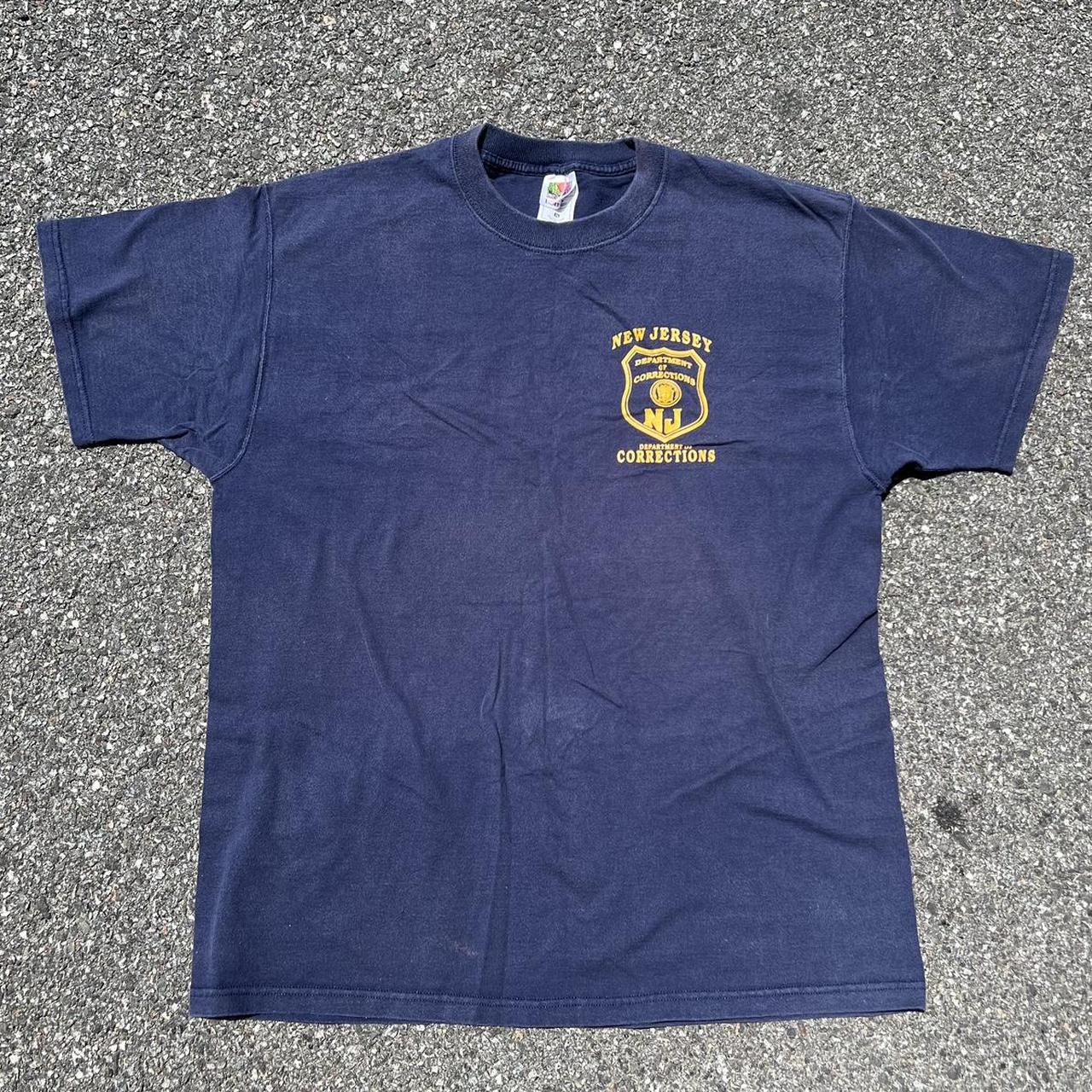 Police Men's Navy T-shirt | Depop