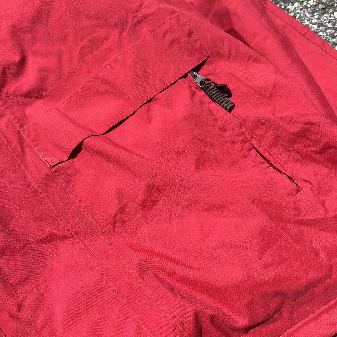 Burton Men's Red and Black Jacket | Depop