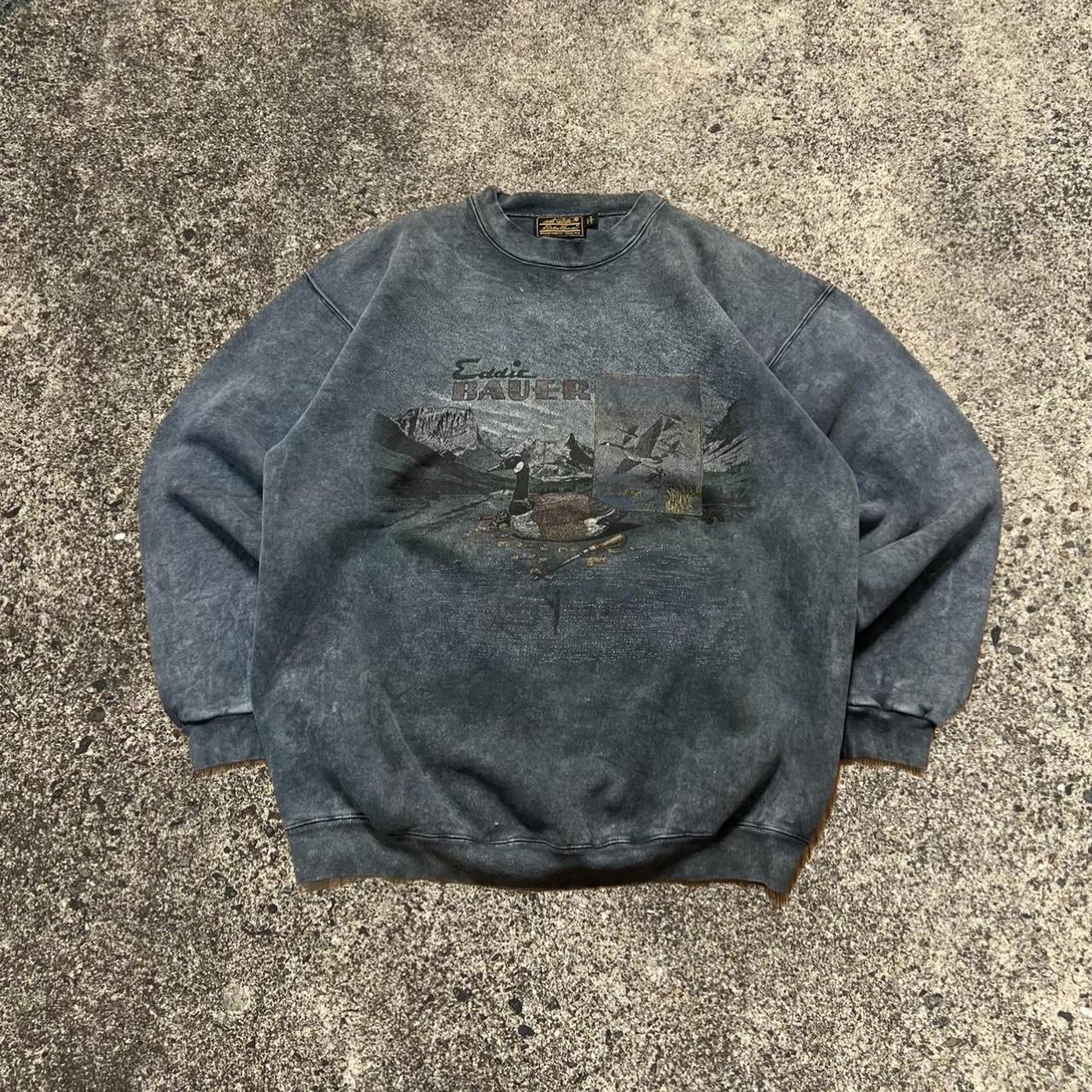 Authentic Vintage 90’s Eddie Bauer Nature Crewneck... - Depop