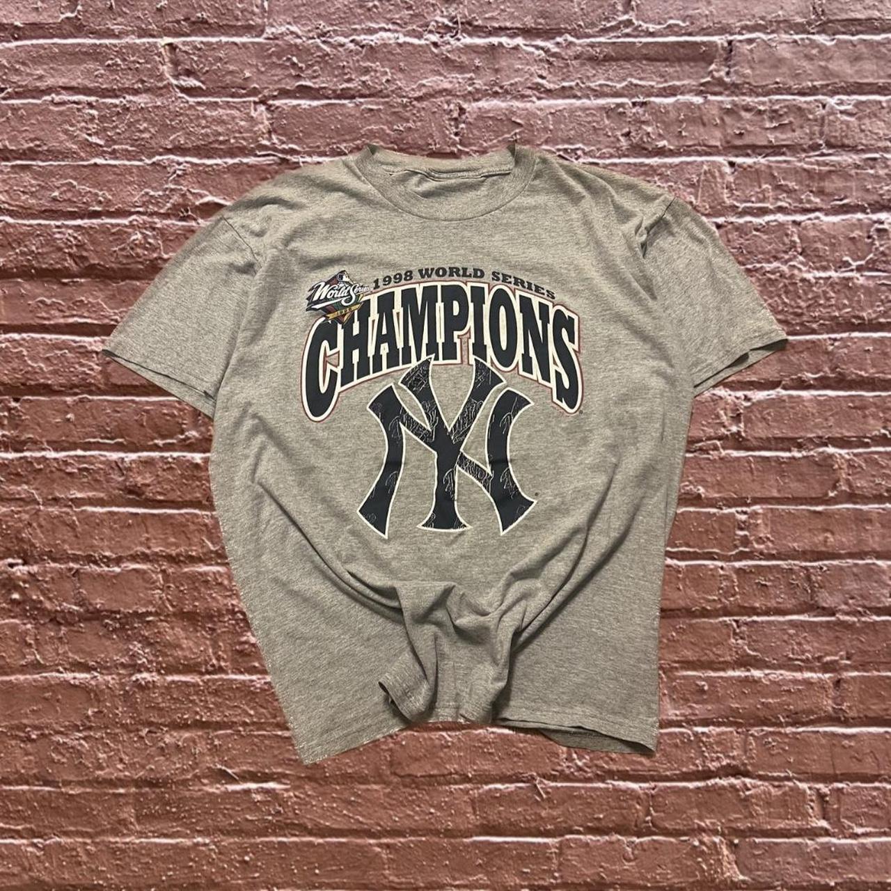 Vintage New York Yankees 1998 World Series Champions - Depop