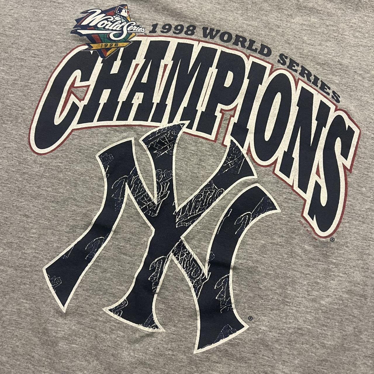 Yankees vintage 98 world series shirt. Marked as - Depop