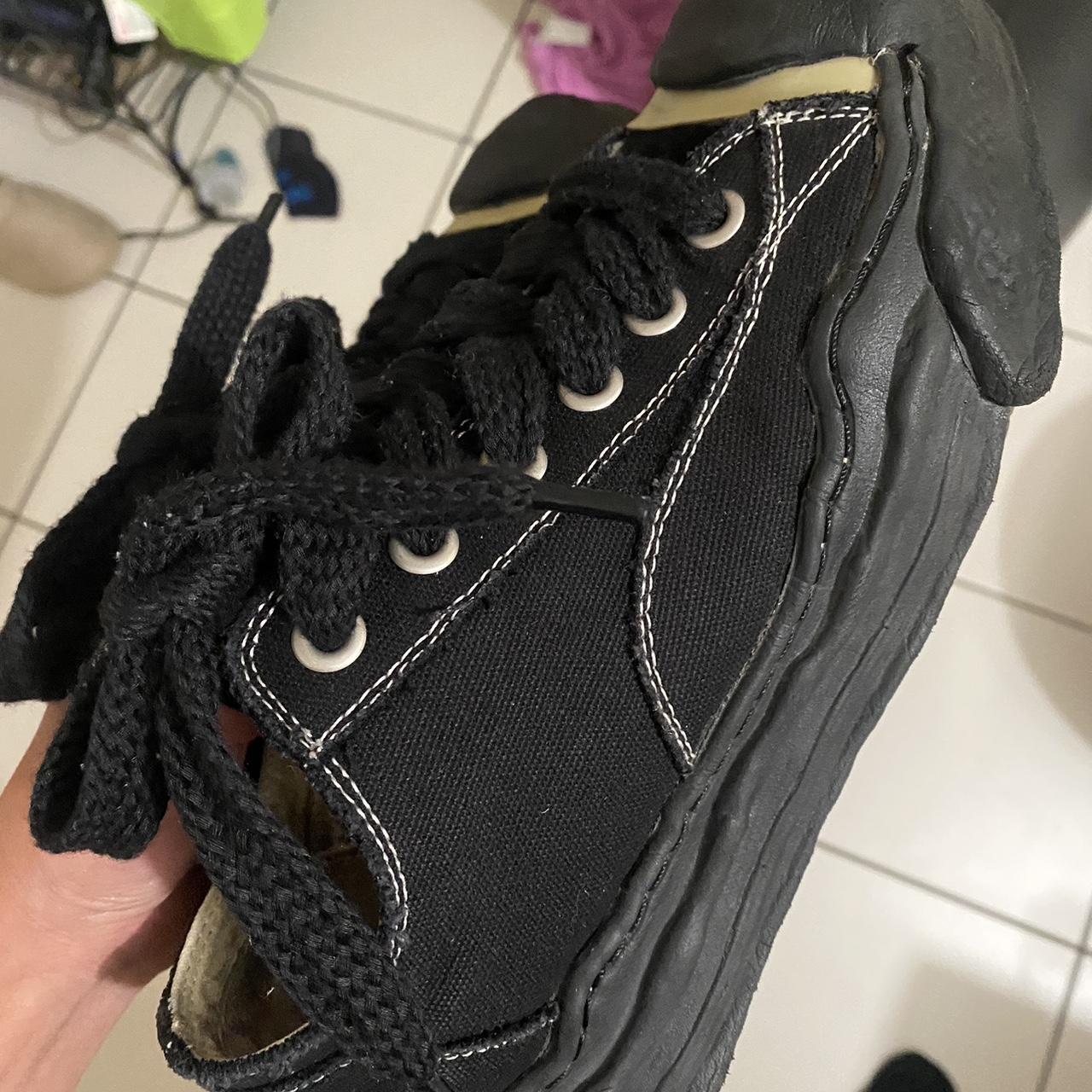 Maison Mihara Yasuhiro Men's Black Trainers | Depop