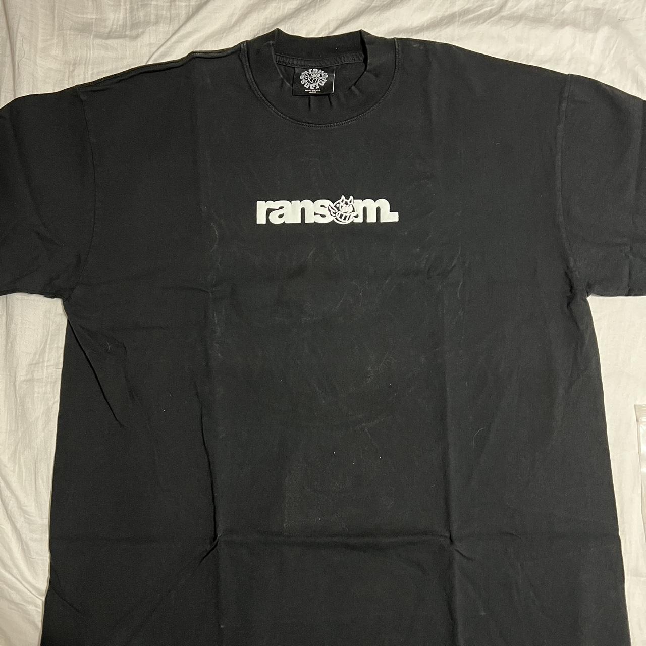 Ransom Logo Tee Features puff print logo on front... Depop