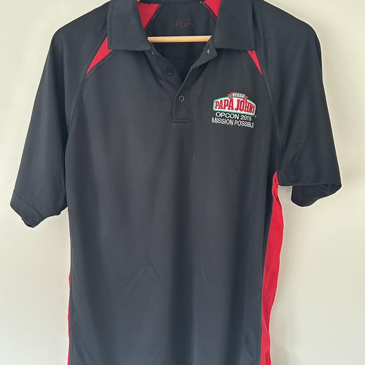 Papa Johns pizza opcon 2015 mission possible polo... - Depop