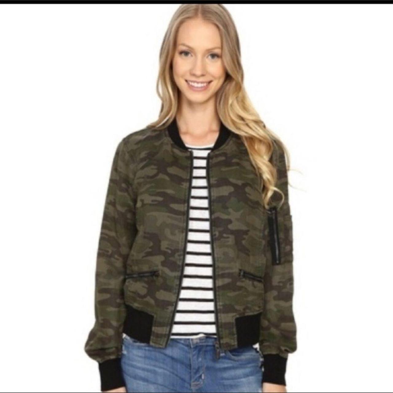 Sanctuary camo bomber outlet jacket