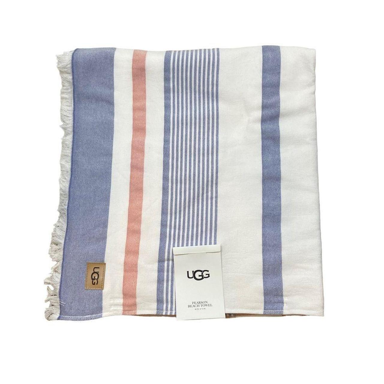 Stylish UGG Beach Towel with Fringed Edges