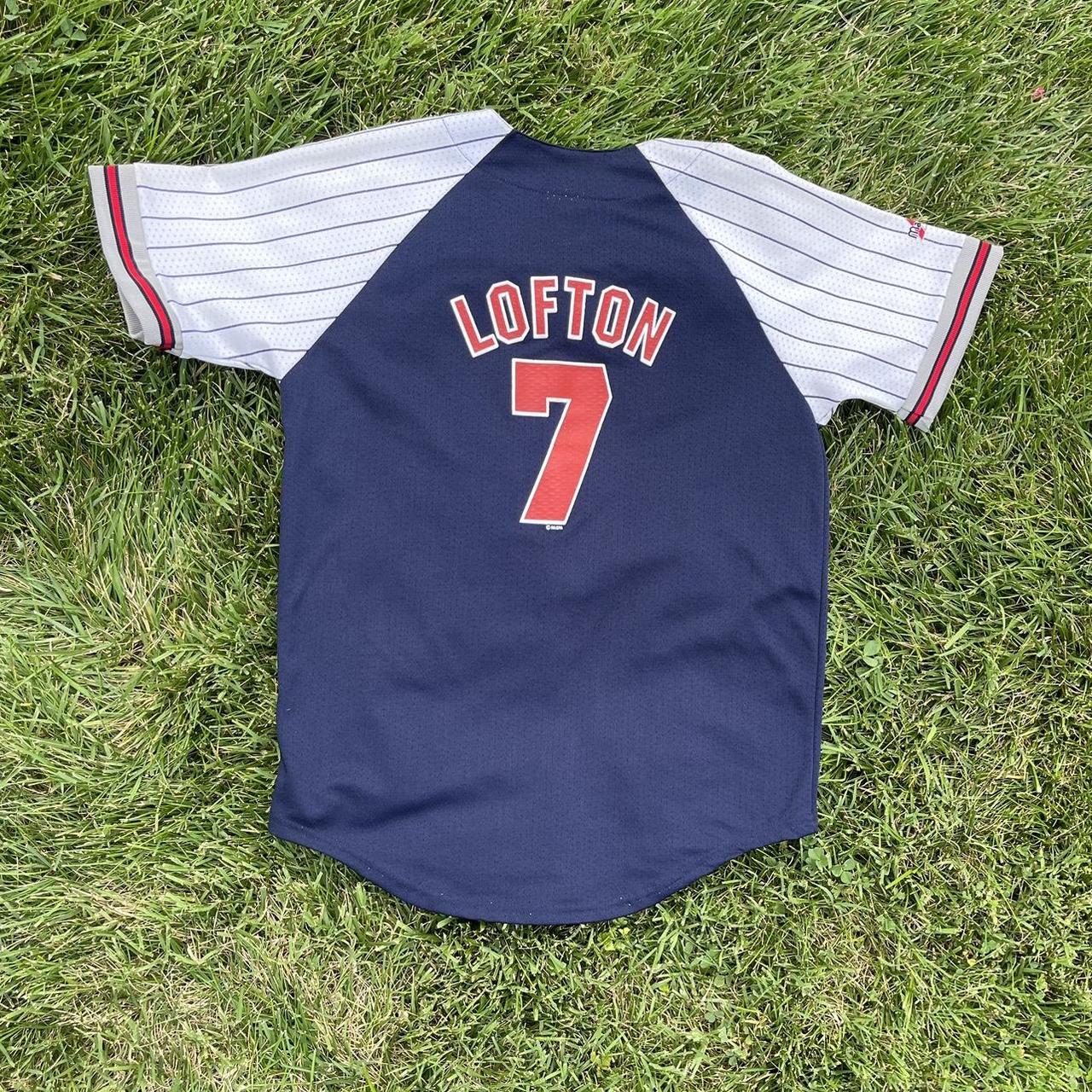 Majestic, Shirts, Vintage Kenny Lofton Cleveland Indians Jersey