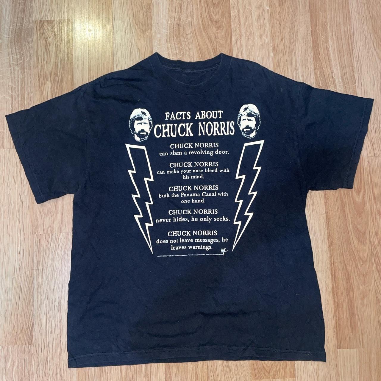 Chuck Norris tee 2011, No rips or holes, Great..., image size:1280x1280