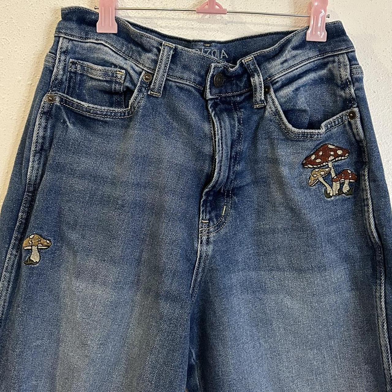 High rise mom jeans Mushrooms and rips Arizona... Depop