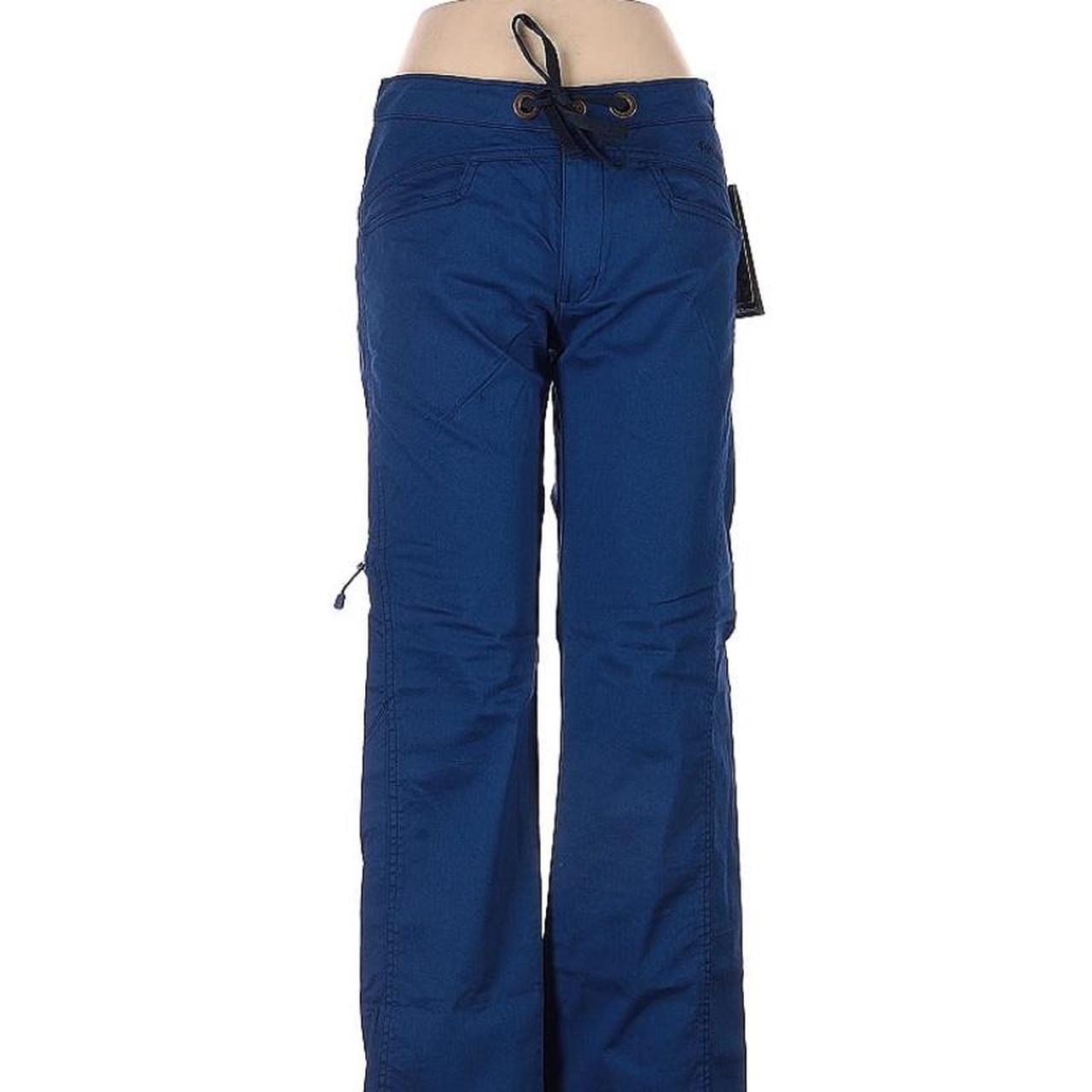 Blue Cigarette Trouser | Trousers | PrettyLittleThing