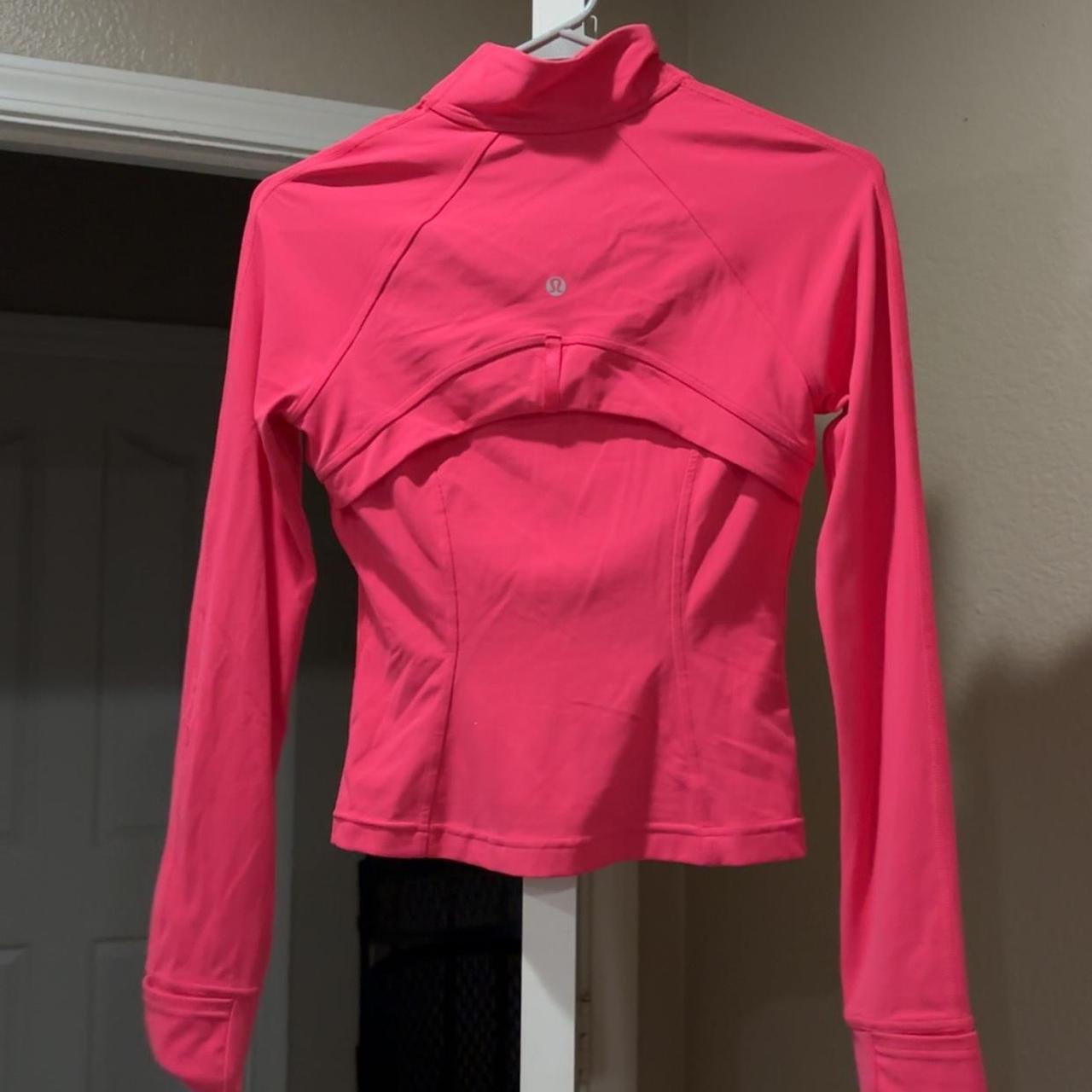 NEW Women Lululemon Hooded Define Jacket~ Size10~ Nulu Pink Taupe 