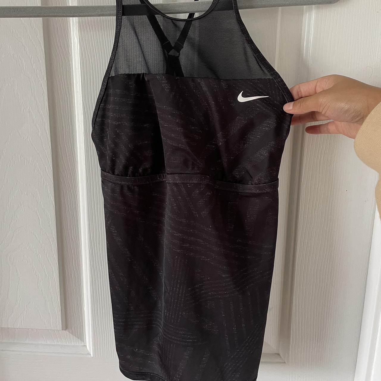 NIKE black athletic tank. Size small. Padding - Depop