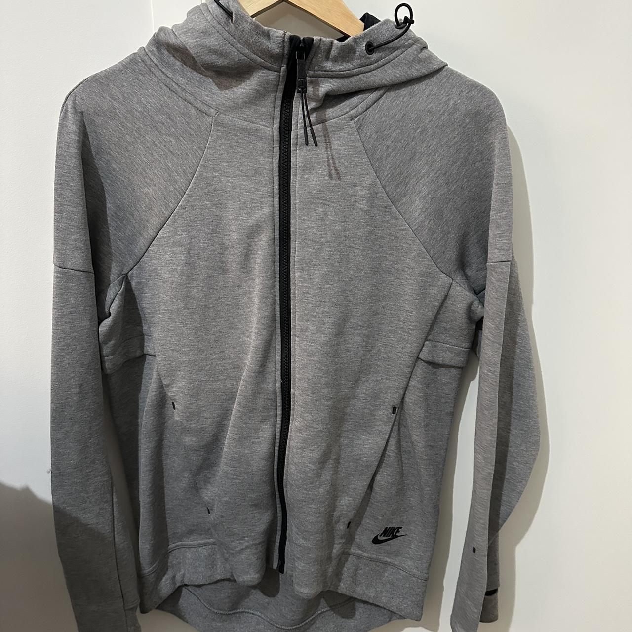 Nike grey tech jacket - Depop