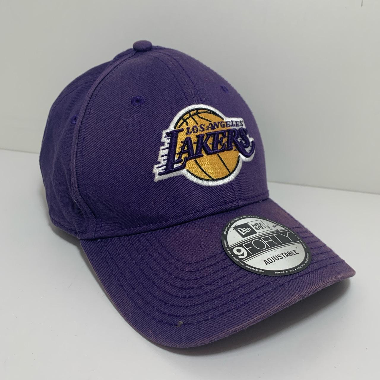 LA Lakers Cap🏀💜 New Era NBA Purple Cap With Yellow... - Depop