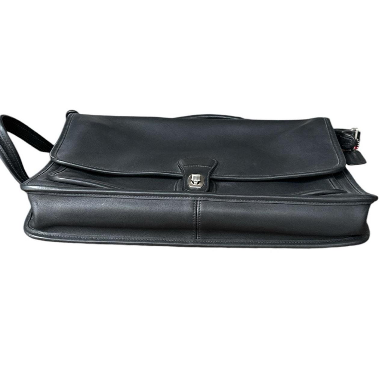 Coach Vintage Leather Metropolitan Brief Laptop | Depop Vintage