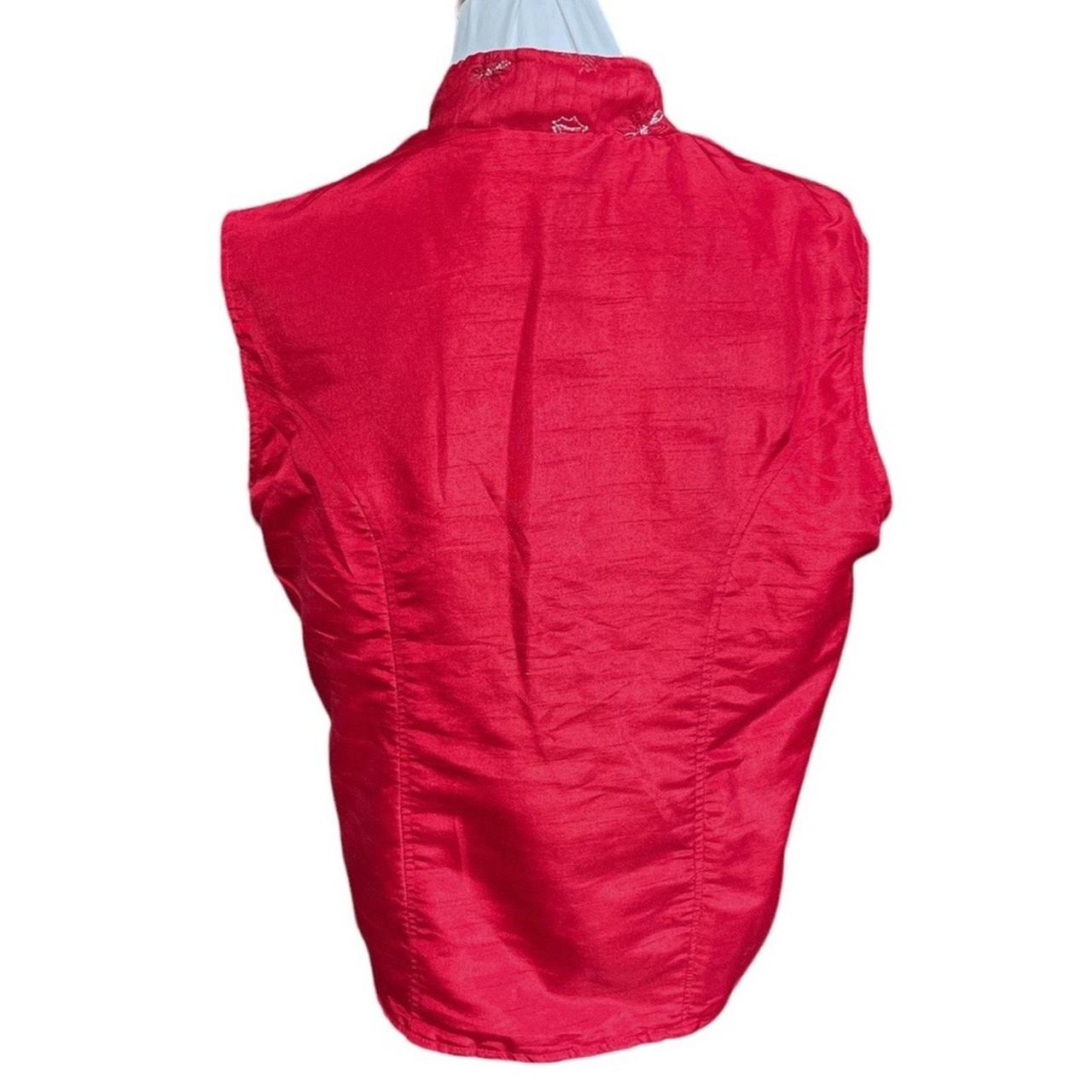Source Unknown Women's Jacket - Red/Silver - L – … - image 2