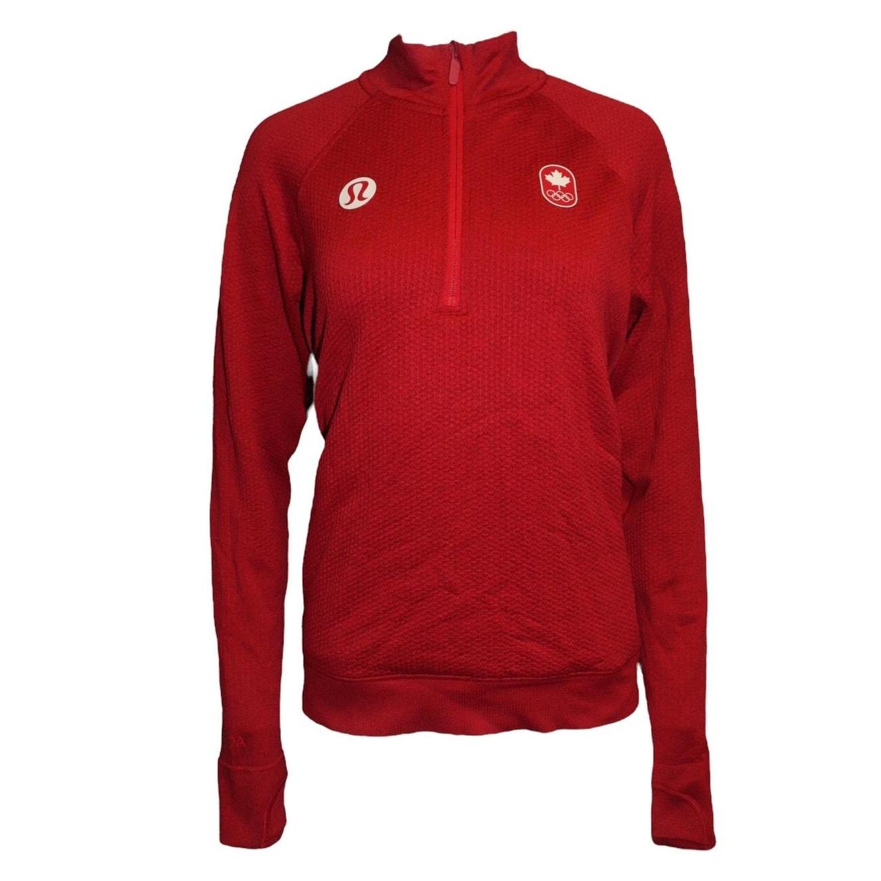 Lululemon Team Canada Olympics Engineered Warmth 1/2 Zip New w/tags. outlet Size 12