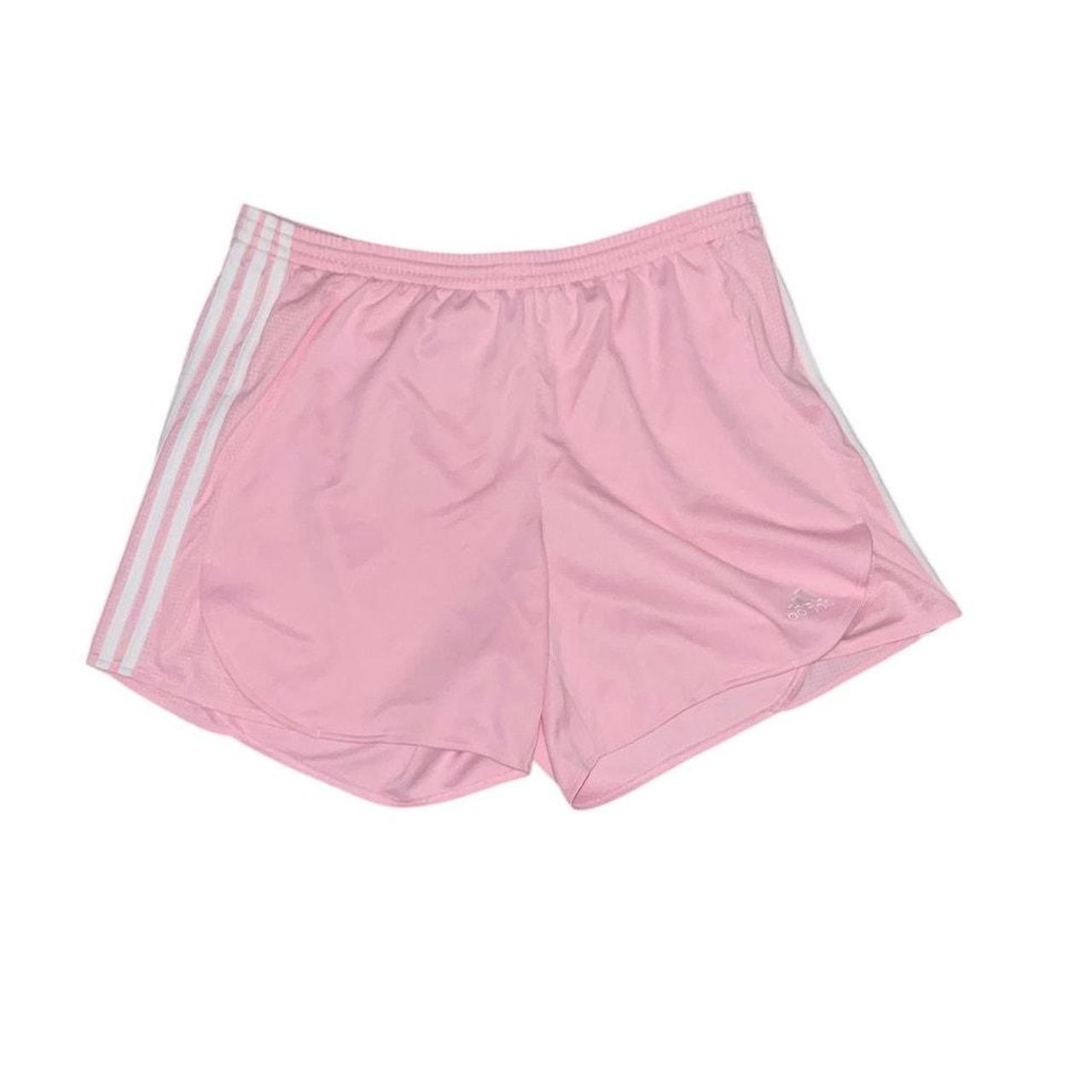 Adidas ClimaCool Pink Shorts Features Drawcord on. Depop