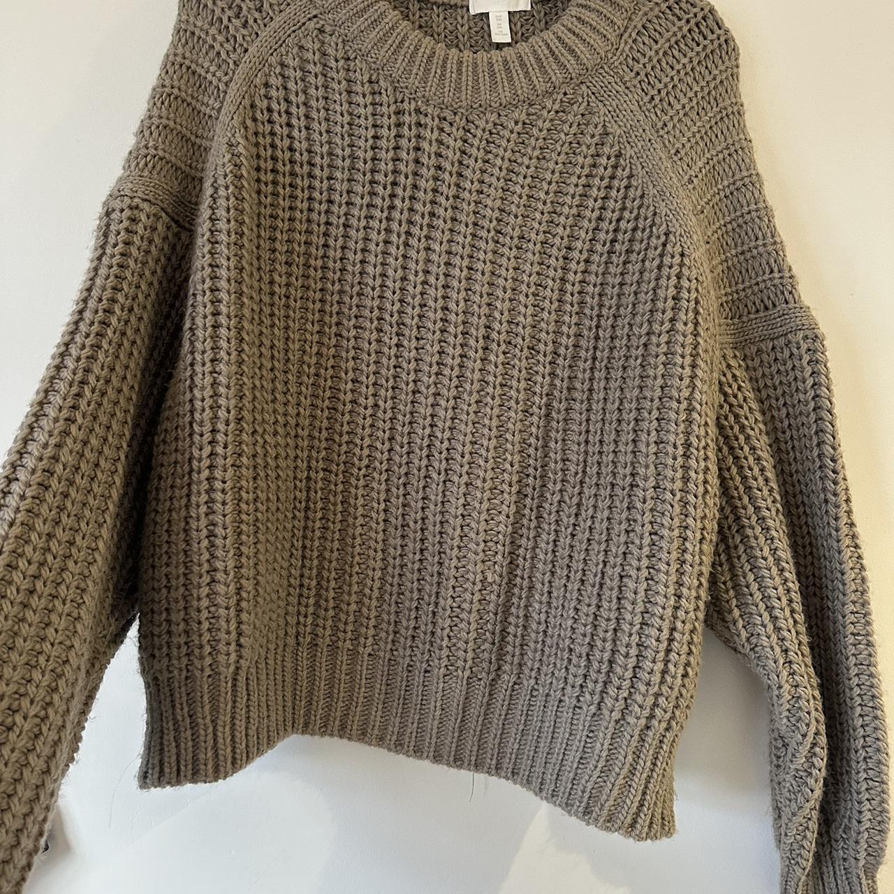 H and m outlet cream jumper