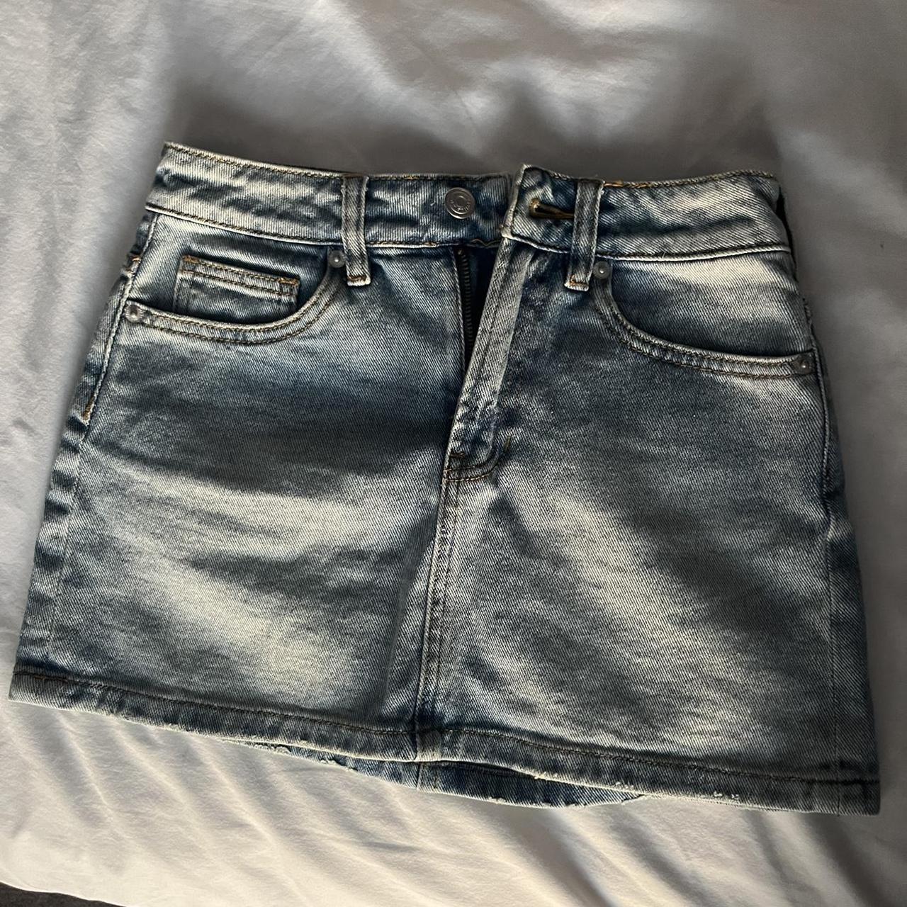 ***Taking offers*** Brandy Melville mini jean skirt... Depop
