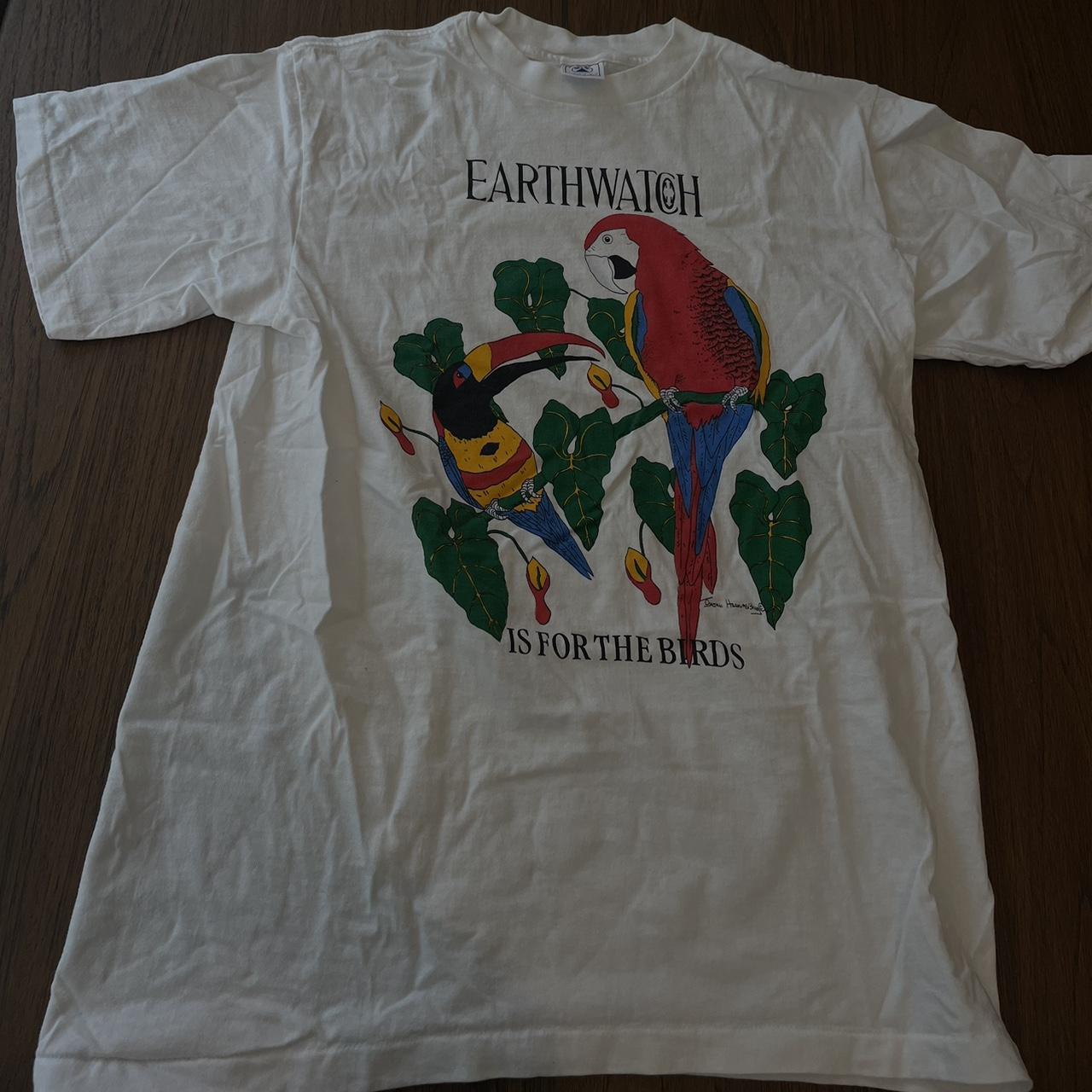 Delta Cotton Earth Bird T-Shirt #birds #tropical... - Depop