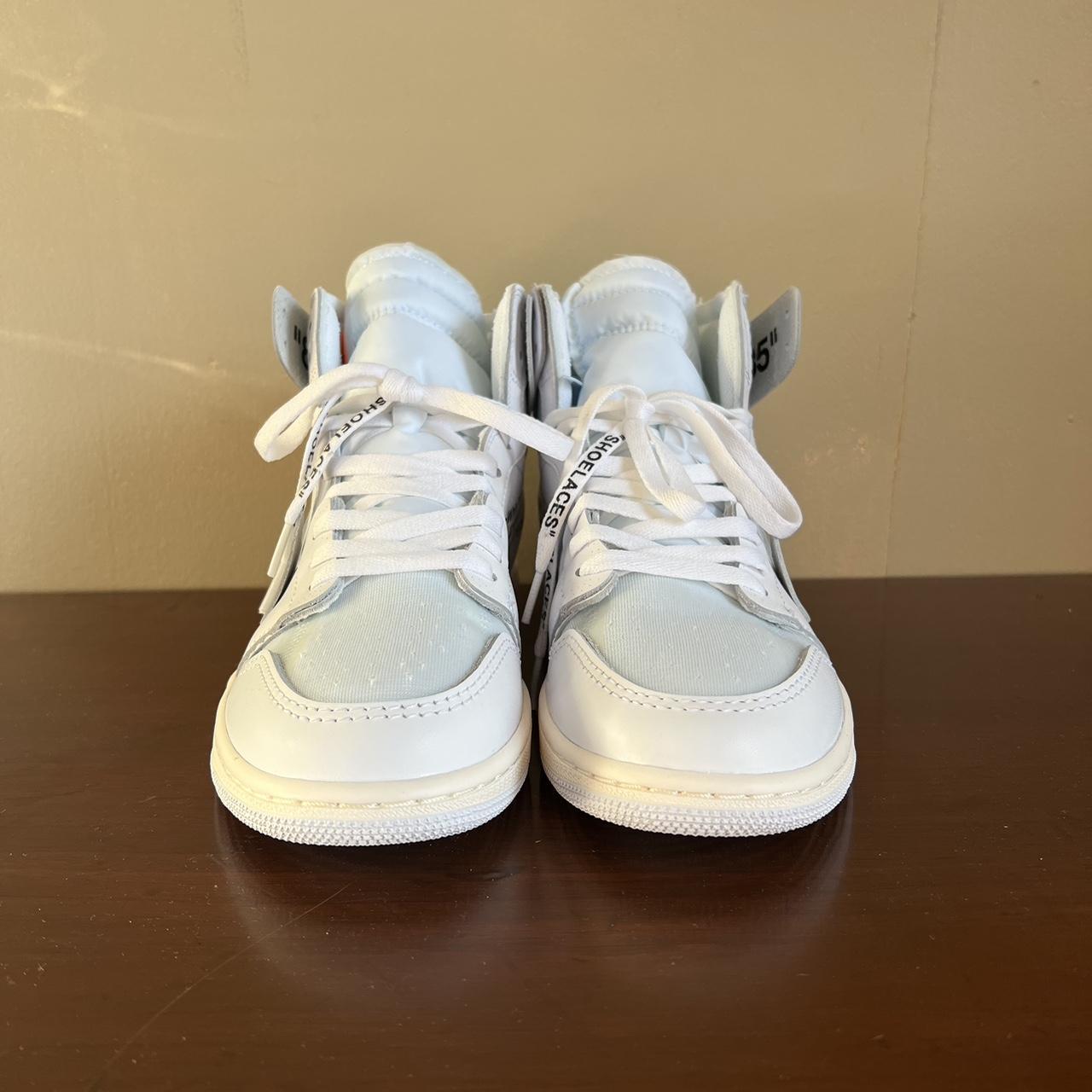 cream jordans off white