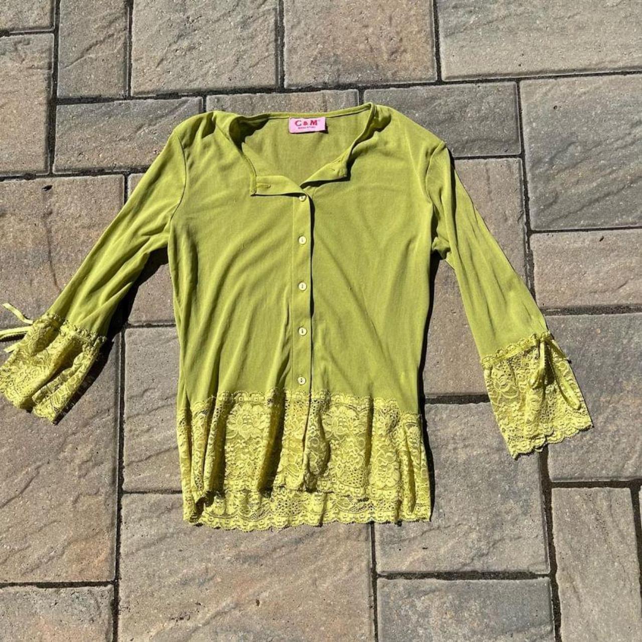 Camilla and Marc Women's Green Blouse
