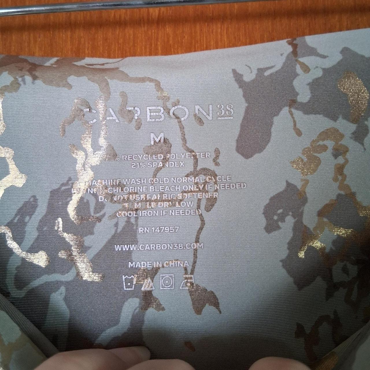 Carbon38 Women's Leggings - Green/Gold - M – Carb… - image 5