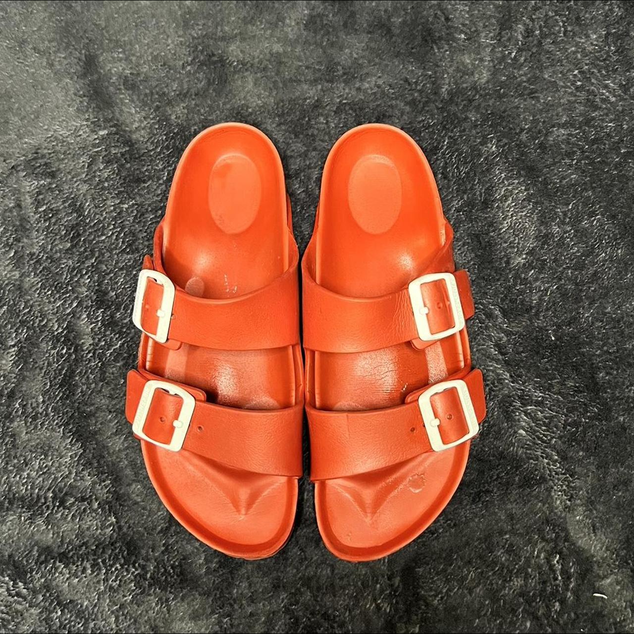 Red Foam Birkenstocks ️ Foam Birkenstock sandals... - Depop