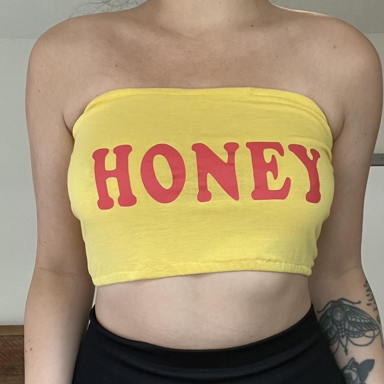 Yellow honey sales tube top