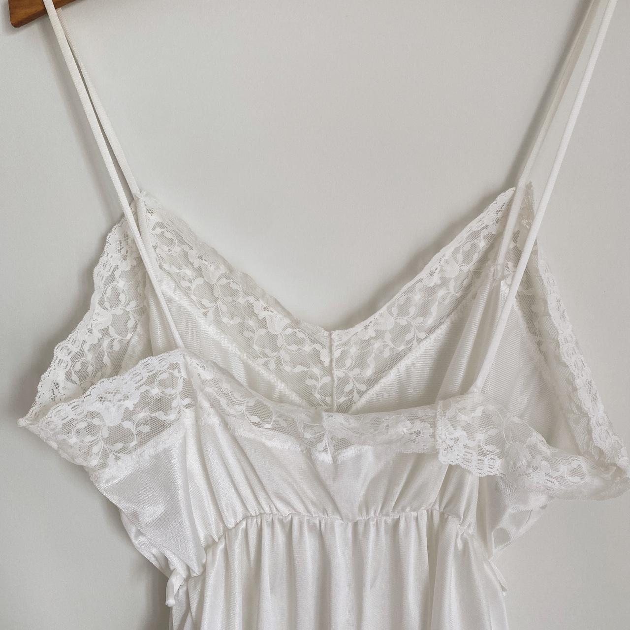 Alana Gale Ivory lace trim teddy lingerie bodysuit... - Depop