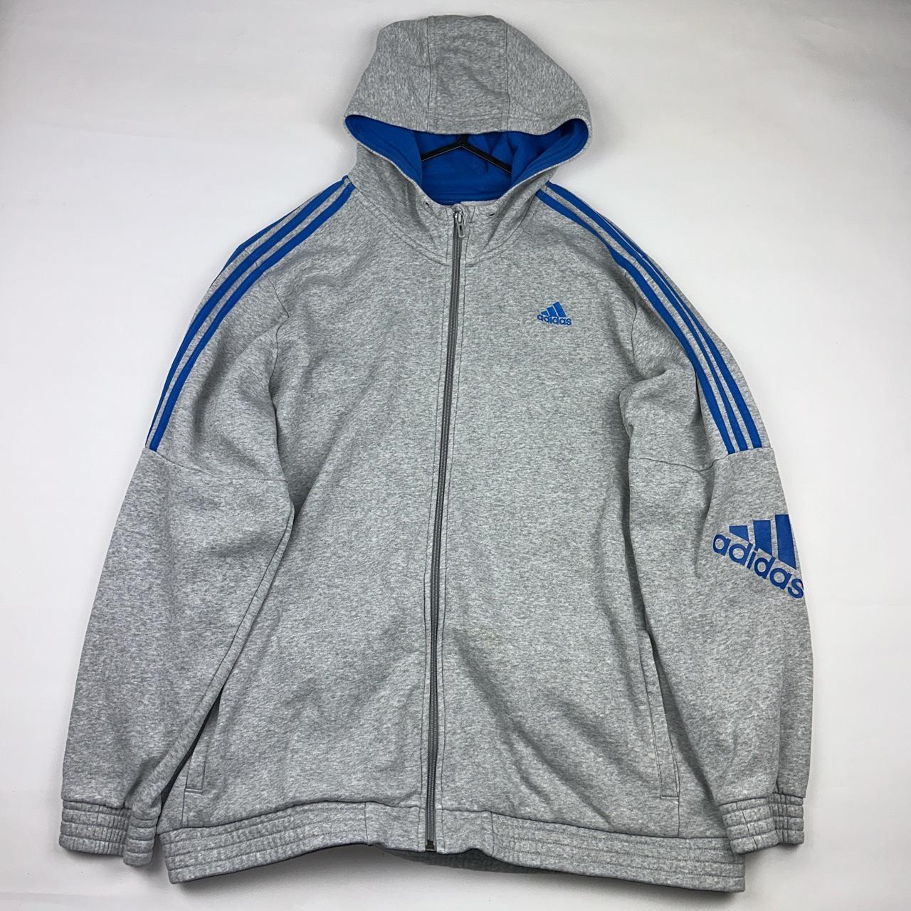 adidas sleeveless zip up hoodie