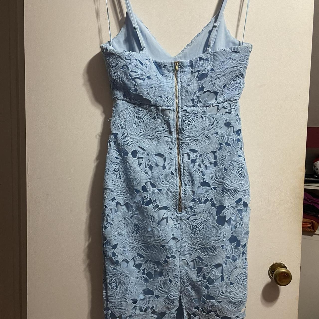 Boohoo Women's Blue Dress | Depop